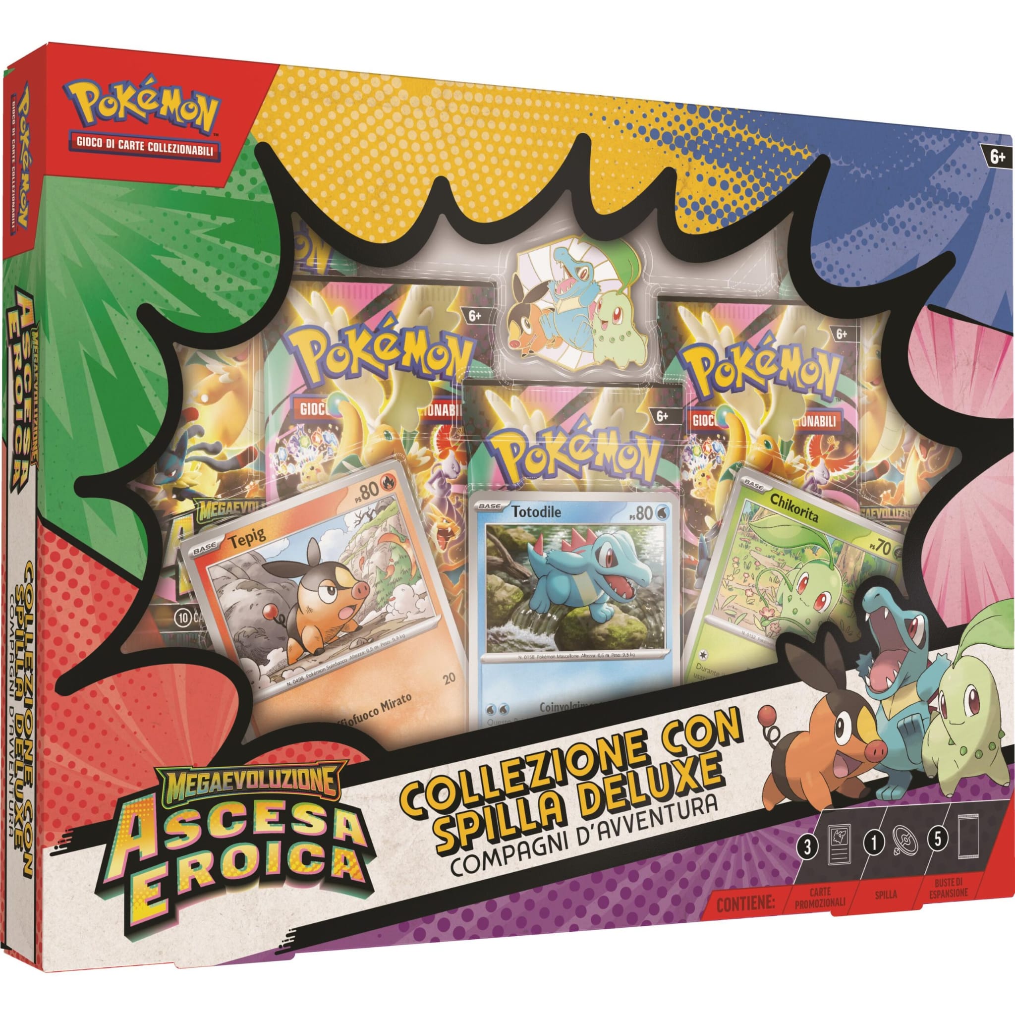 POKEMON COLLEZIONE CON SPILLA ASCESA EROICA
