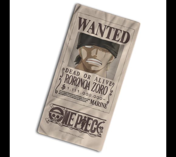 TELO MARE ONE PIECE RORONOA ZORO